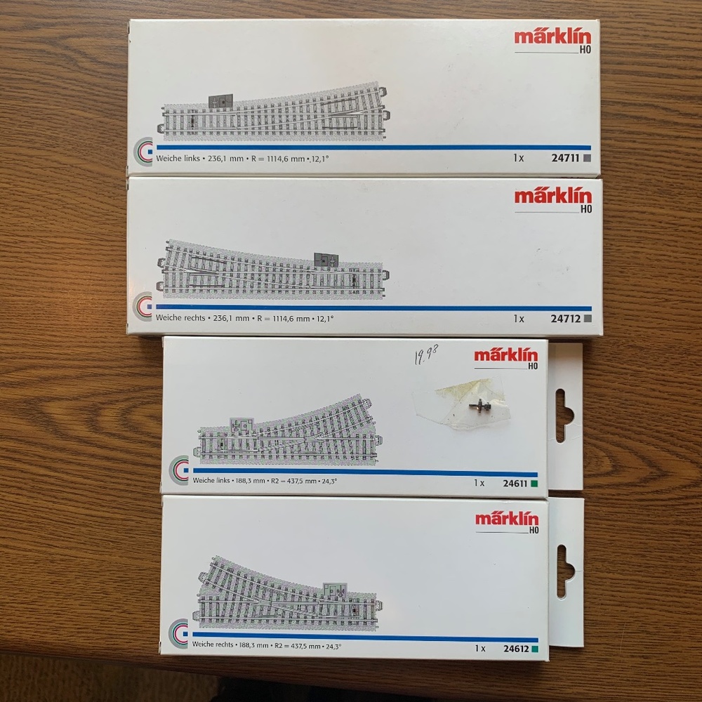 Marklin 24711 - 24712 - 24611 - 24612